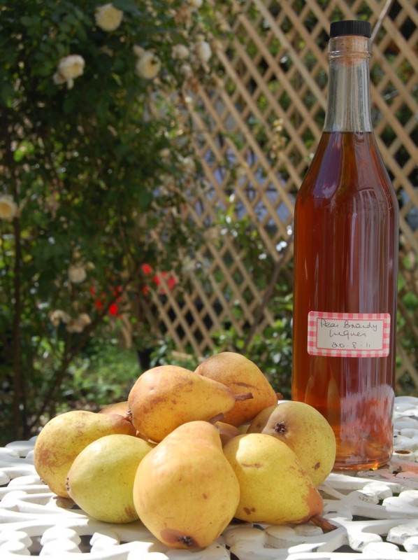 In the Kitchen: Pear Brandy Liqueur  