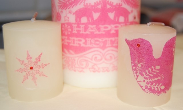 Things I like to do: Decorate a candle